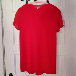 Athleta Red Short Sleeve Top